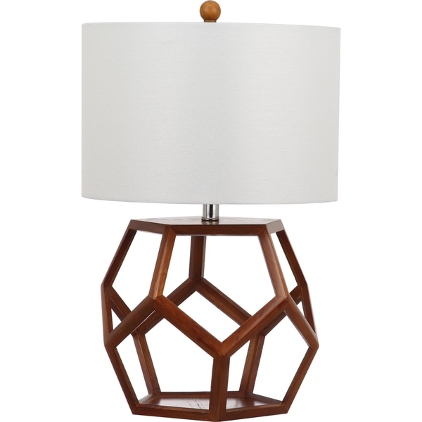 Safavieh Lighting 23.75-inch Delaney Brown Table Lamp