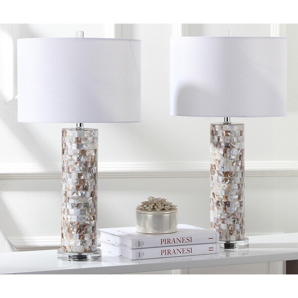 Safavieh Lighting 28.9-inch Boise Cream Table Lamp (Set of 2)