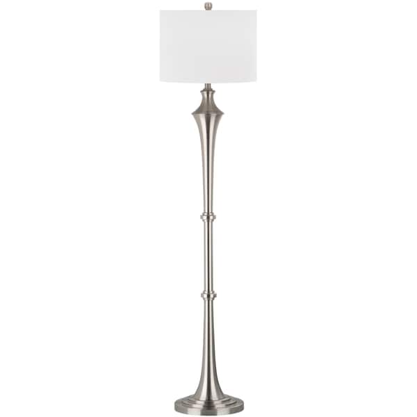 Safavieh Lighting 65-inch Chesterfield Nickel Floor Lamp