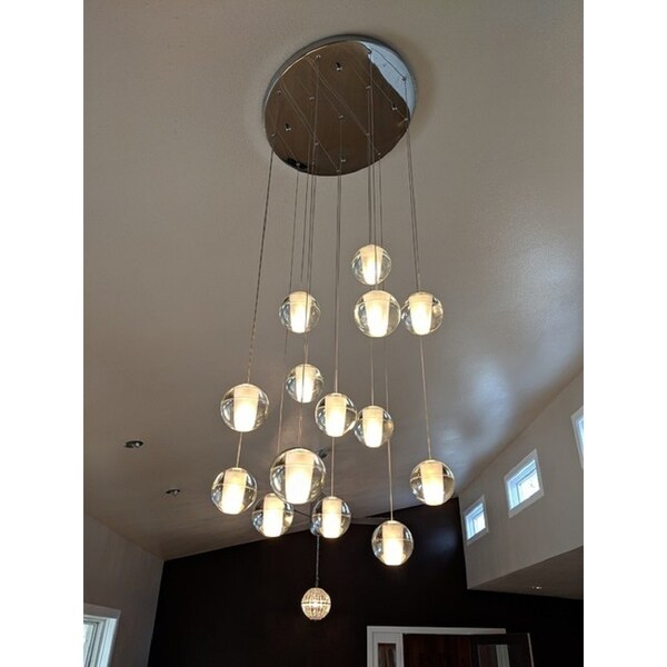 bubble glass chandelier globes