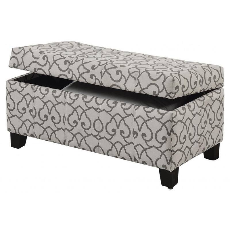 Lulu Fabric Storage Ottoman