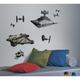 preview thumbnail 1 of 0, Star Wars Rebel & Imperial Ships Peel and Stick Giant Wall Decals