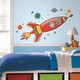 preview thumbnail 1 of 0, RoomMates Rocket Peel and Stick Giant Wall Decals