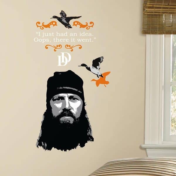 slide 1 of 2, Duck Dynasty Jase Peel and Stick Giant Wall Decals