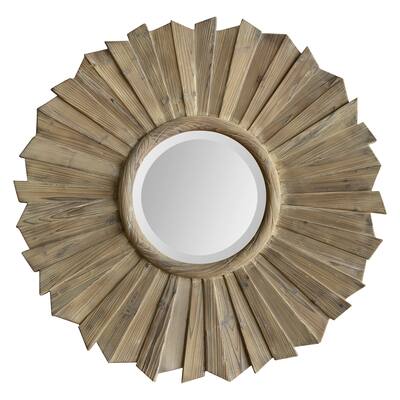 Ren Wil Kendra Washed Wood Mirror