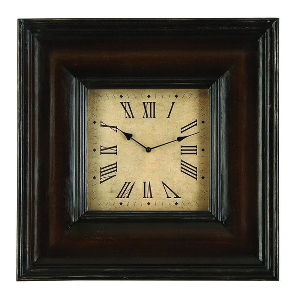 Shop Rectangular Shape Wood Clock Free Shipping Today