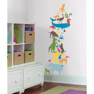 Kids Lab - Animal Tower Giant Wall Decal