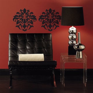 Damask (Black) Peel & Stick Wall Decals