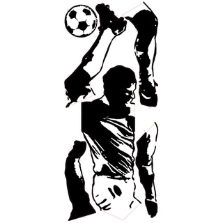 Soccer Player Peel & Stick Giant Wall Decals