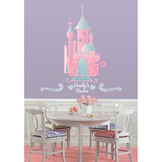 Disney Princess - Castle Peel & Stick Giant Wall Decal w/Personalization