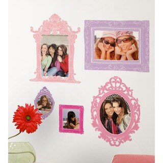 Pink & Purple Frames Peel & Stick Giant Wall Decals