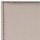 preview thumbnail 4 of 2, SAFAVIEH Sydney Taupe Linen Upholstered Headboard -Brass Nailhead (Twin)