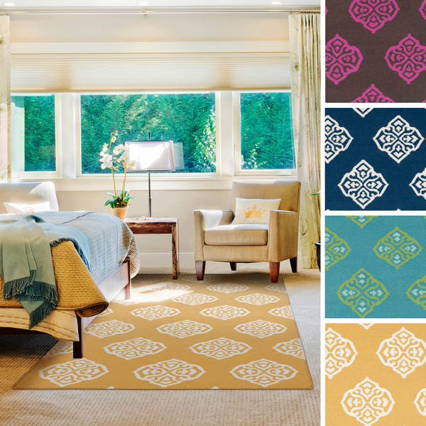 Flatweave Raphael Wool Area Rug - 8' x 11'