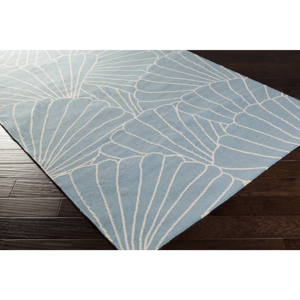 Hand-woven Phan Flatweave Wool Area Rug