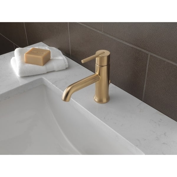 Delta Trinsic Champagne Bronze Bathroom Faucet Collection