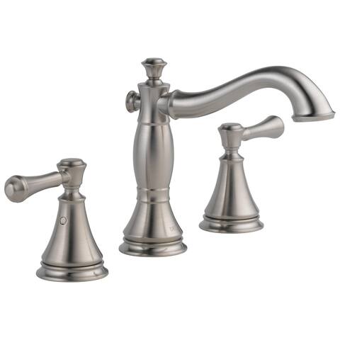 Delta Cassidy Two Handle Widespread Lavatory Faucet Stainless