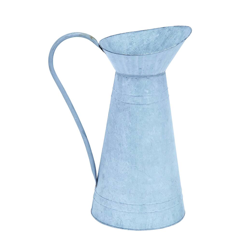 Metal Pitcher Vase
