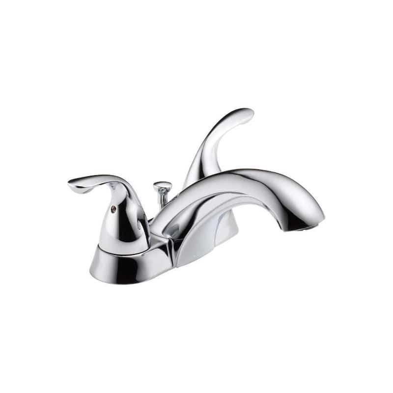 Delta Two Handle Centerset Lavatory Faucet - Metal Pop-Up