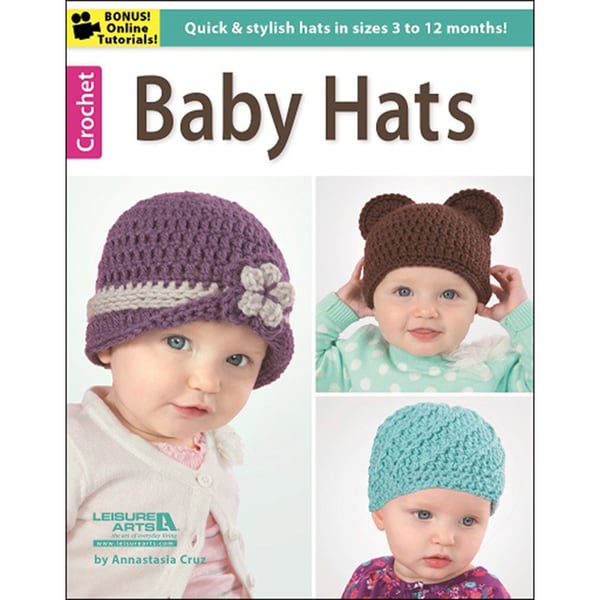 Leisure Arts Crochet Baby Hats  ™ Shopping   Big
