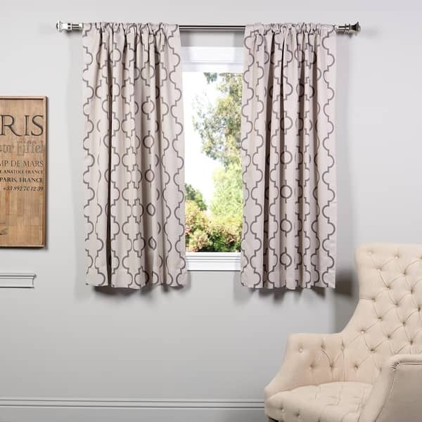 Shop Exclusive Fabrics Seville 63 Inch Blackout Curtain Panel