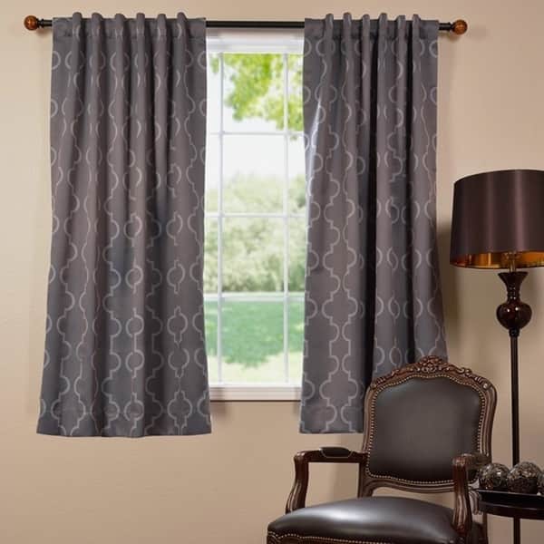 Shop Exclusive Fabrics Seville 63 Inch Blackout Curtain Panel