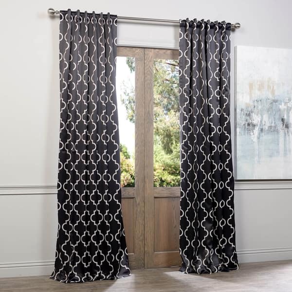 Shop Exclusive Fabrics Seville 63 Inch Blackout Curtain Panel
