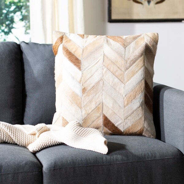 Shop Safavieh Marley Multi Tan 18 Inch Square Decorative Throw