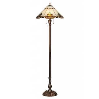 63-inch Shell with Jewels Floor Lamp