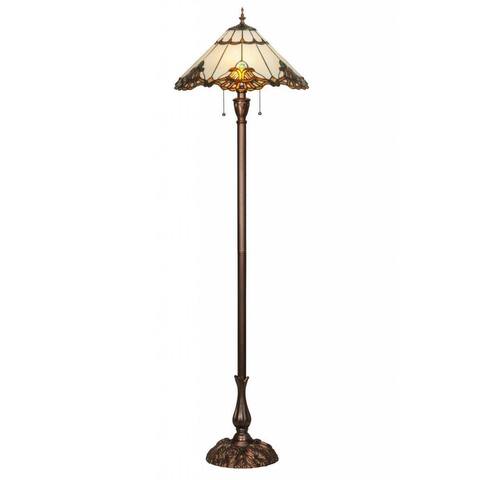 63-inch Shell with Jewels Floor Lamp