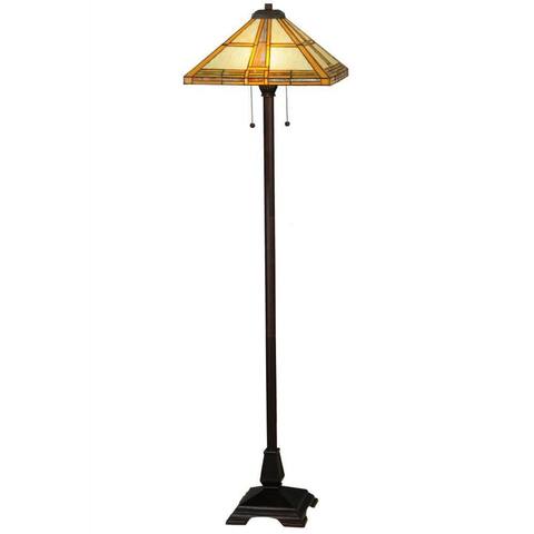 62-inch Prairie Straw Floor Lamp