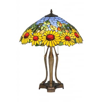 24-inch Wild Sunflower Table Lamp
