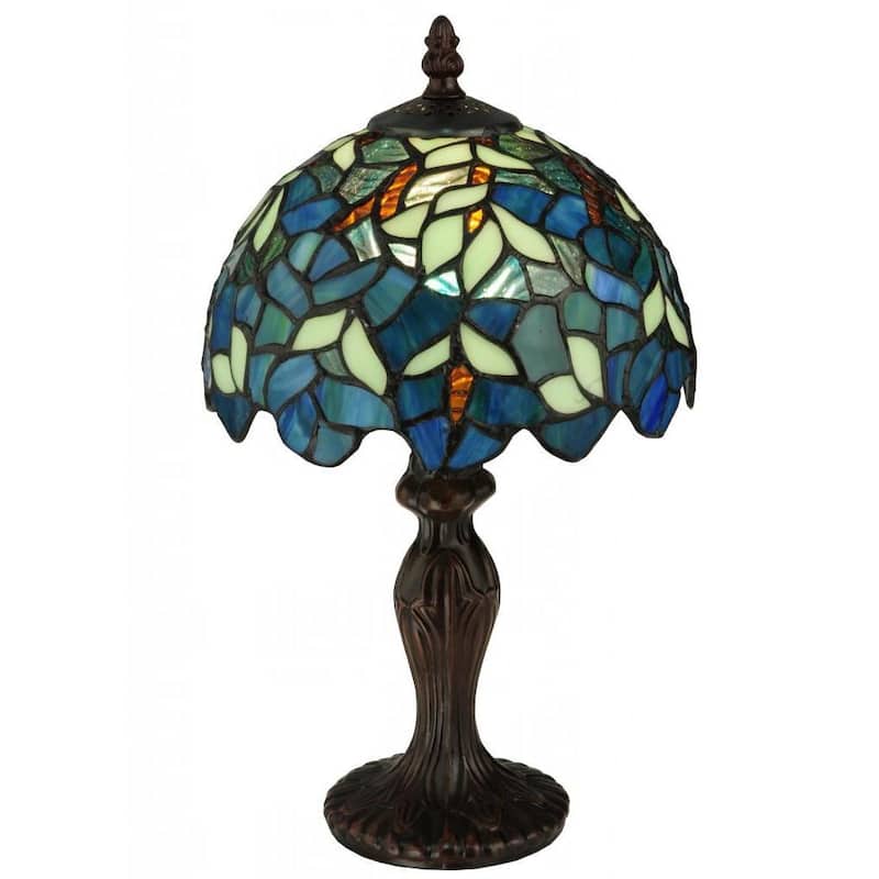 14-inch Nightfall Wisteria Mini Lamp