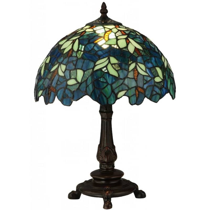 17-inch Nightfall Wisteria Accent Lamp