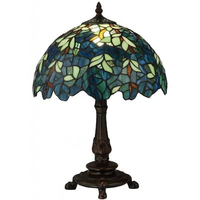 17-inch Nightfall Wisteria Accent Lamp
