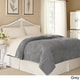 preview thumbnail 22 of 20, Vellux Plush Lux Microplush Blanket King - Grey