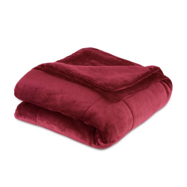 Shop Vellux Plush Lux Microplush Blanket On Sale Free