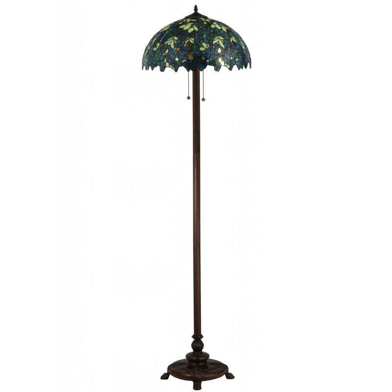 63-inch Nightfall Wisteria Floor Lamp