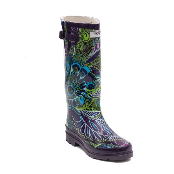 Shop Women's Pattern Bloom Rubber Boots - Free Shipping Today ...