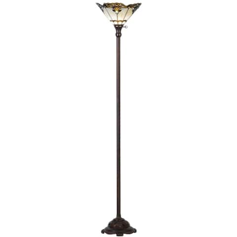70-inch Shell with Jewels Torchiere