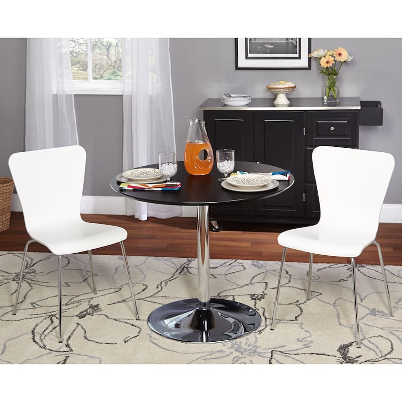 Simple Living 3-piece Pisa Dining Set - White
