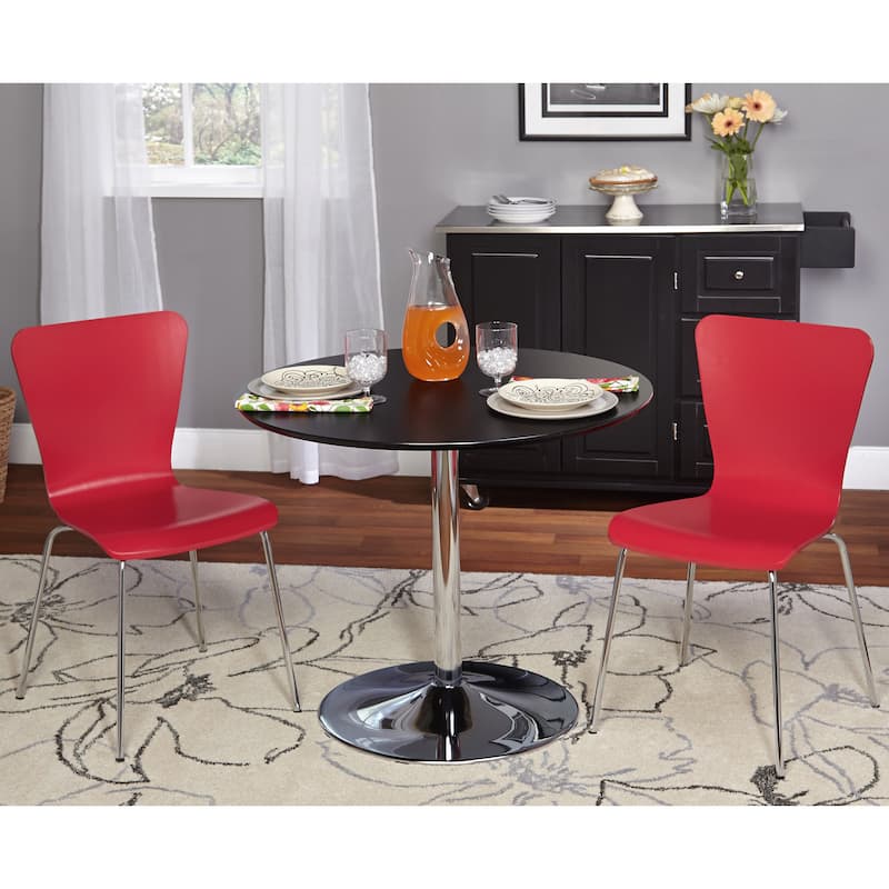 Simple Living 3-piece Pisa Dining Set - Red