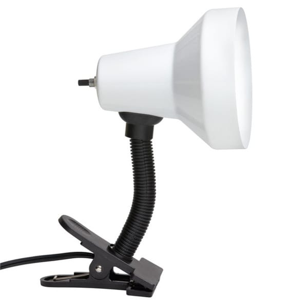 Single-light Gooseneck Clip-on Lamp