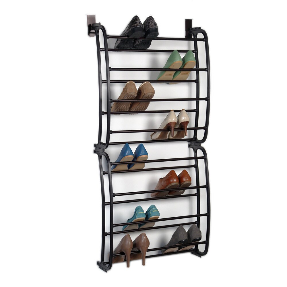 Richards Homewaresover The Door Clear Shoe Organizer Storage Rack Dailymail