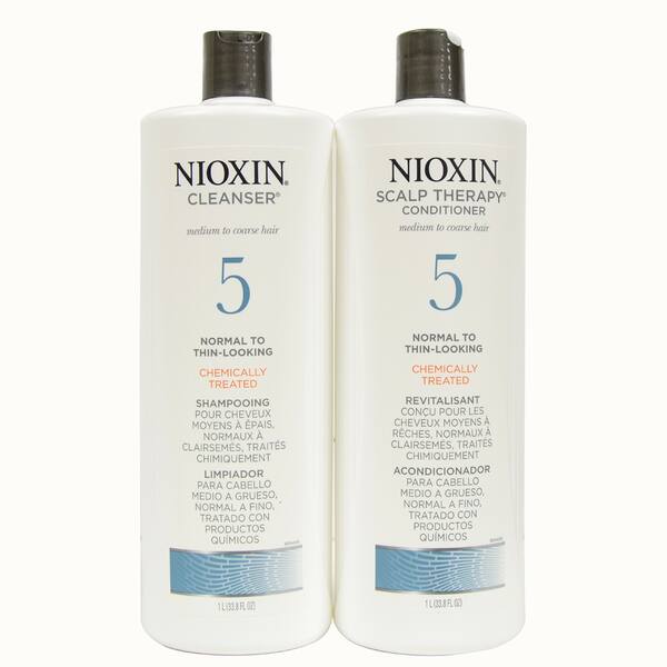 Nioxin 5 Hair System Kit Chemically Treated Normal To Thin