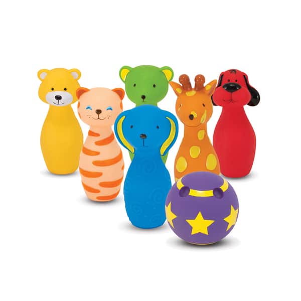 slide 2 of 3, Melissa & Doug Bowling Friends Preschool Playset