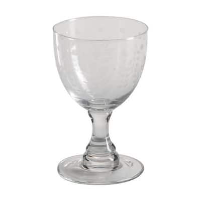 "Patia" 5.5" Tall Wine Glass, White (Set of 4)