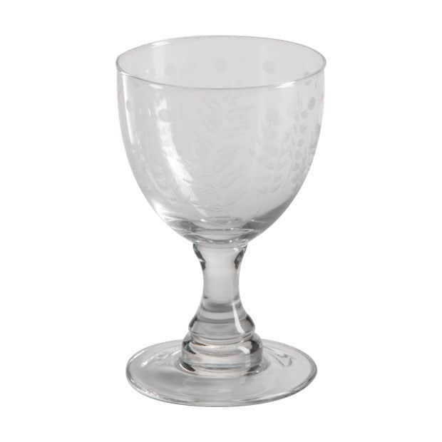 "Patia" 5.5" Tall Wine Glass, White (Set of 4)