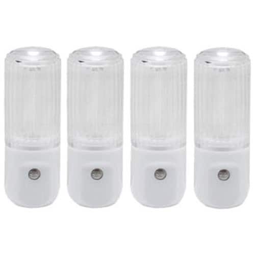 Stanley 32304 Auto LED Night Light, White, 4-Pack
