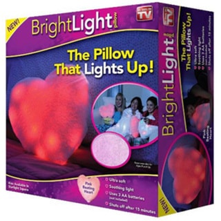 heart shaped pillow that lights up