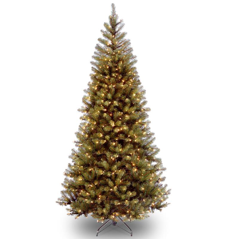 National Tree Company 7.5 ft. Aspen Spruce Hinged Tree with 450 Clear Lights